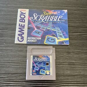 Nintendo Gameboy Game Boy Video Super Scrabble